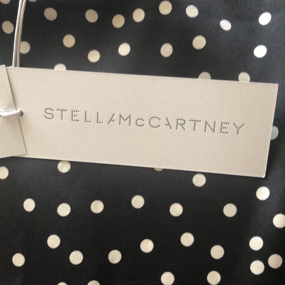 Stella McCartney Melanie Dot Print Stretch Silk Camisole (Size Medium) NWT - Picture 4 of 13